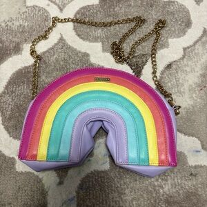 Rainbow Arch Purse with Gold Chain